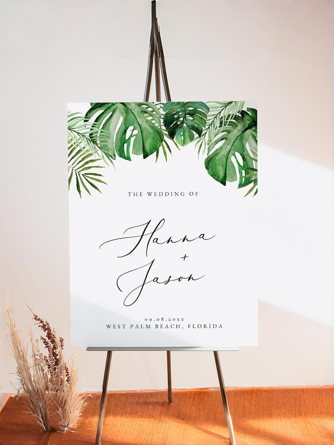 PVC Wedding Welcome Board Décor